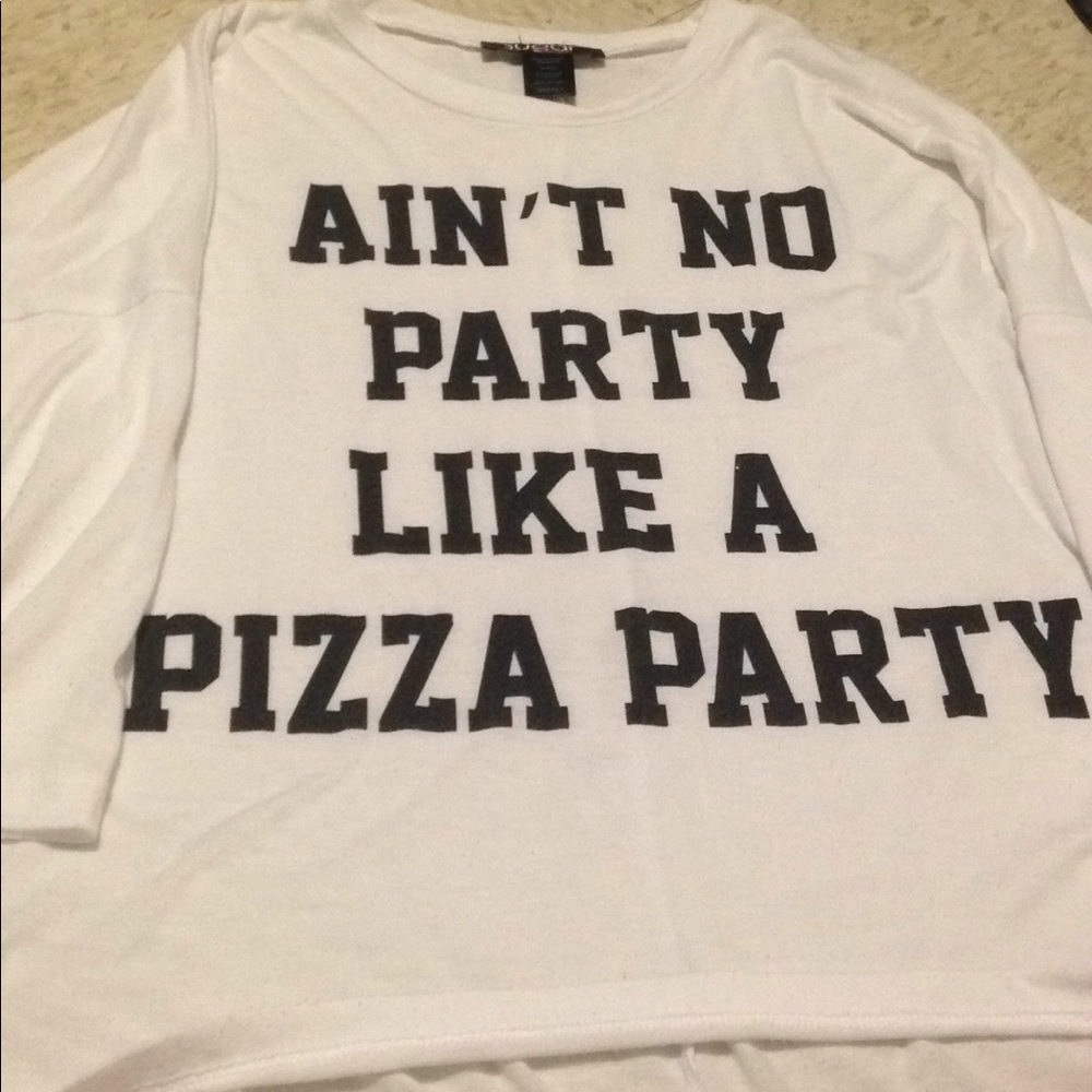 Ain't no party like a pizza party blouse